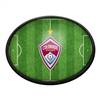 Colorado Rapids: Pitch - Oval Slimline Lighted Wall Sign
