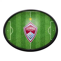 Colorado Rapids: Pitch - Oval Slimline Lighted Wall Sign