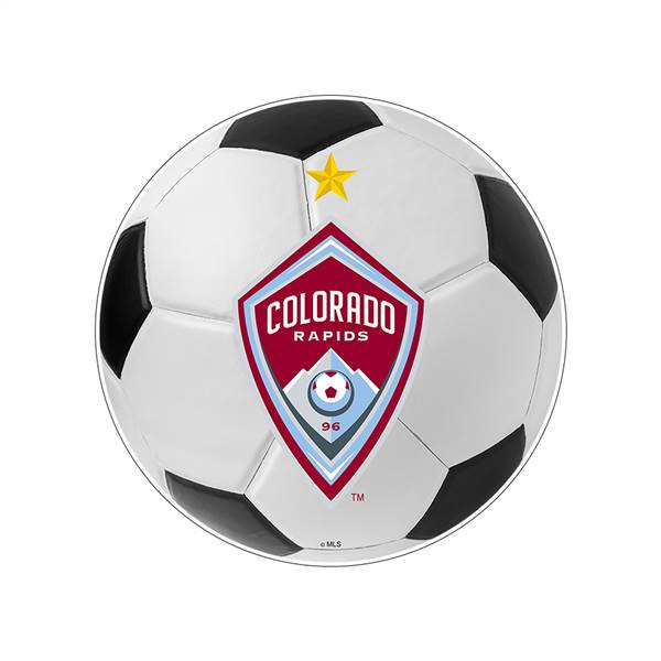 Colorado Rapids: Soccer Ball - Edge Glow Lighted Wall Sign