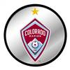 Colorado Rapids: Modern Disc Mirrored Wall Sign