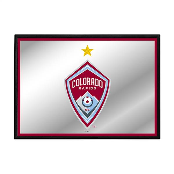 Colorado Rapids: Framed Mirrored Wall Sign
