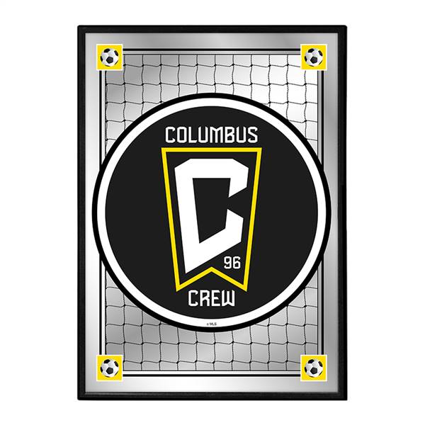 Columbus Crew: Team Spirit - Framed Mirrored Wall Sign