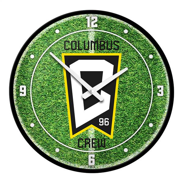Columbus Crew: Pitch - Modern Disc Wall Clock