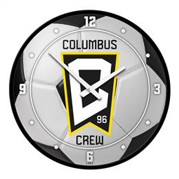 Columbus Crew: Soccer Ball - Modern Disc Wall Clock