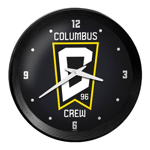 Columbus Crew: Ribbed Frame Wall Clock