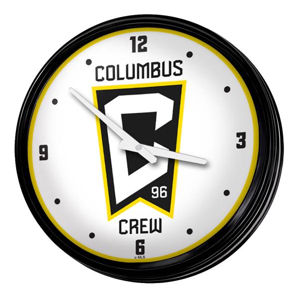 Columbus Crew: Retro Lighted Wall Clock
