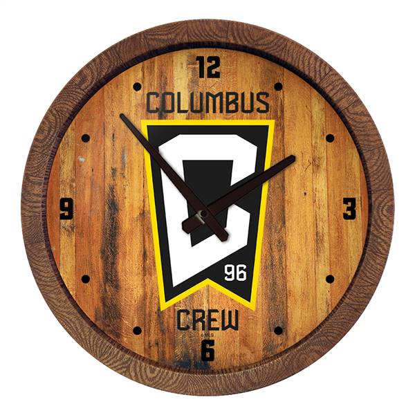 Columbus Crew: "Faux" Barrel Top Clock  