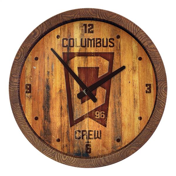 Columbus Crew: Branded "Faux" Barrel Top Clock  