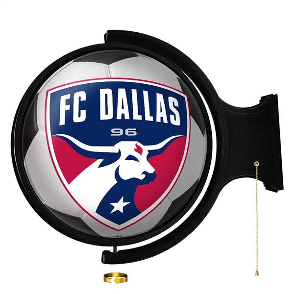 FC Dallas: Soccer Ball - Original Round Rotating Lighted Wall Sign  