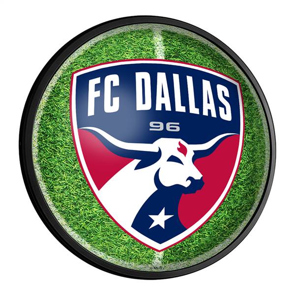 FC Dallas: Pitch - Round Slimline Lighted Wall Sign