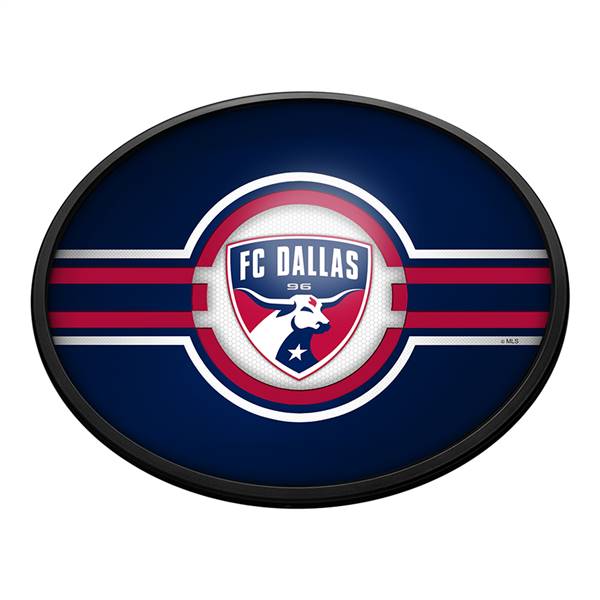 FC Dallas: Oval Slimline Lighted Wall Sign