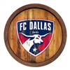 FC Dallas: Weathered "Faux" Barrel Top Sign  