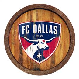 FC Dallas: Weathered "Faux" Barrel Top Sign  