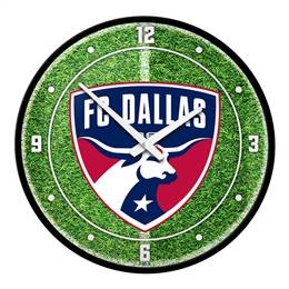 FC Dallas: Pitch - Modern Disc Wall Clock