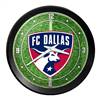 FC Dallas: Pitch - Ribbed Frame Wall Clock