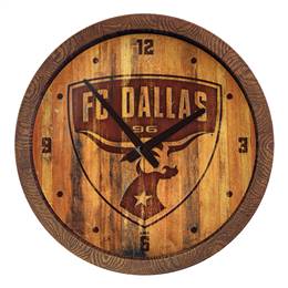 FC Dallas: Branded "Faux" Barrel Top Clock  