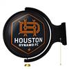 Houston Dynamo: Original Round Rotating Lighted Wall Sign  