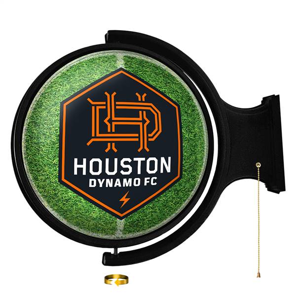 Houston Dynamo: Pitch - Original Round Rotating Lighted Wall Sign  