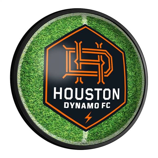 Houston Dynamo: Pitch - Round Slimline Lighted Wall Sign
