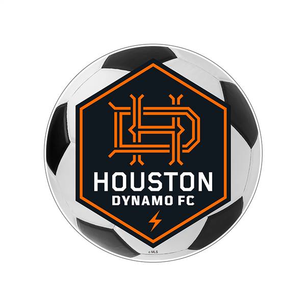 Houston Dynamo: Soccer Ball - Edge Glow Lighted Wall Sign