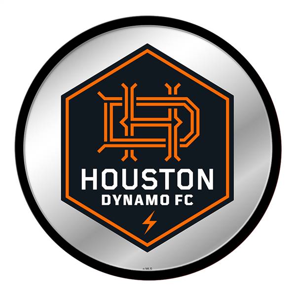 Houston Dynamo: Modern Disc Mirrored Wall Sign
