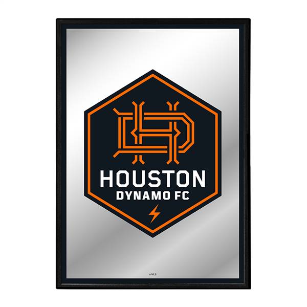 Houston Dynamo: Framed Mirrored Wall Sign