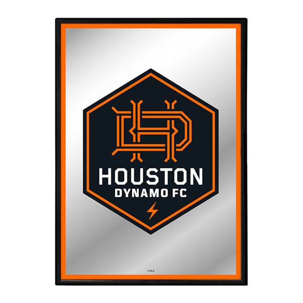 Houston Dynamo: Framed Mirrored Wall Sign