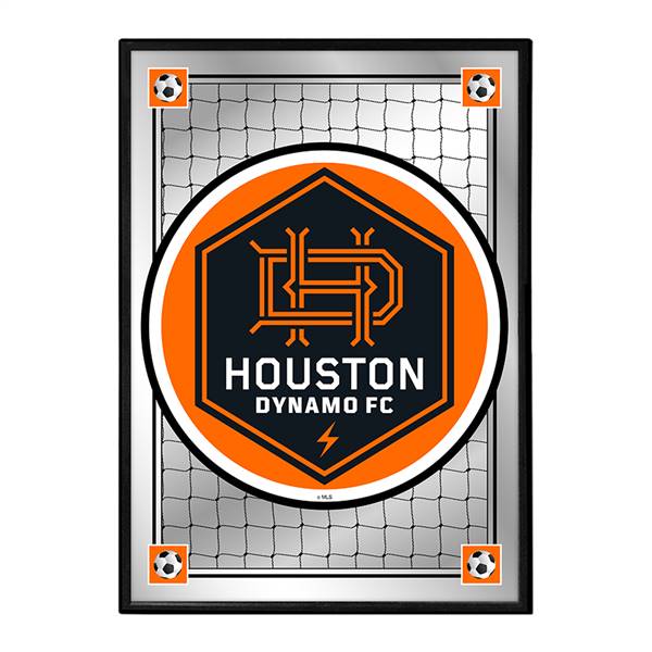 Houston Dynamo: Team Spirit - Framed Mirrored Wall Sign