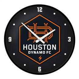 Houston Dynamo: Modern Disc Wall Clock