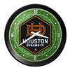 Houston Dynamo: Pitch - Ribbed Frame Wall Clock