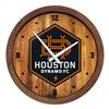 Houston Dynamo: "Faux" Barrel Top Clock  