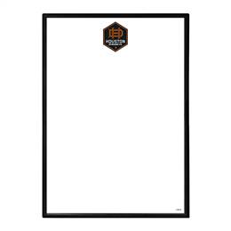 Houston Dynamo: Framed Dry Erase Wall Sign