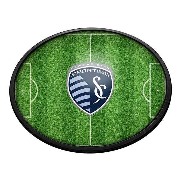 Sporting Kansas City: Pitch - Oval Slimline Lighted Wall Sign