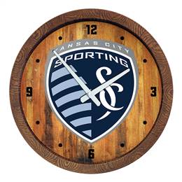 Sporting Kansas City: "Faux" Barrel Top Clock  