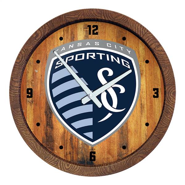 Sporting Kansas City: "Faux" Barrel Top Clock  