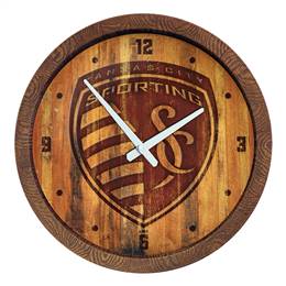 Sporting Kansas City: Branded "Faux" Barrel Top Clock  