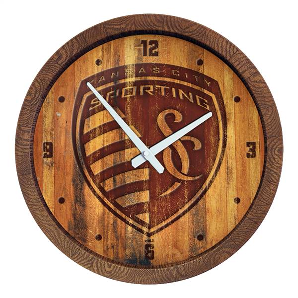 Sporting Kansas City: Branded "Faux" Barrel Top Clock  