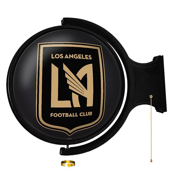 Los Angeles Football Club: Original Round Rotating Lighted Wall Sign  