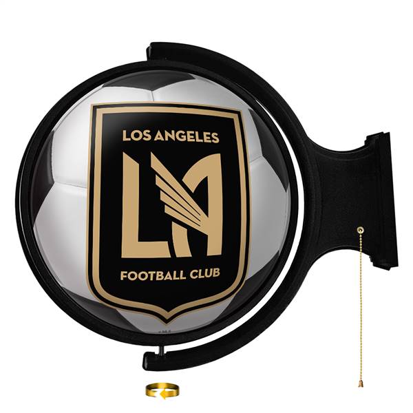Los Angeles Football Club: Soccer Ball - Original Round Rotating Lighted Wall Sign  