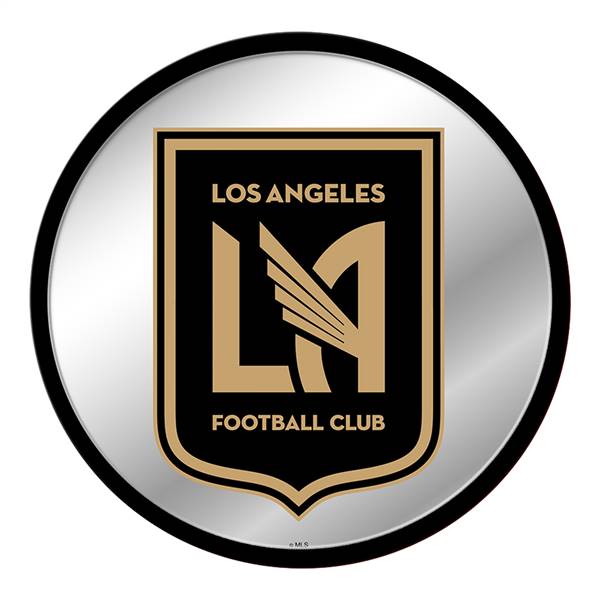 Los Angeles Football Club: Modern Disc Mirrored Wall Sign