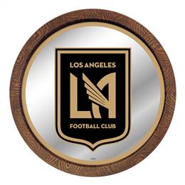 Los Angeles Football Club: Barrel Top Framed Mirror Mirrored Wall Sign