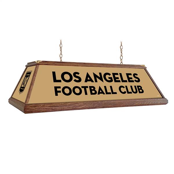 Los Angeles Football Club: Premium Wood Pool Table Light