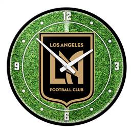 Los Angeles Football Club: Pitch - Modern Disc Wall Clock