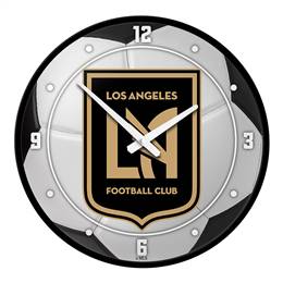 Los Angeles Football Club: Soccer Ball - Modern Disc Wall Clock