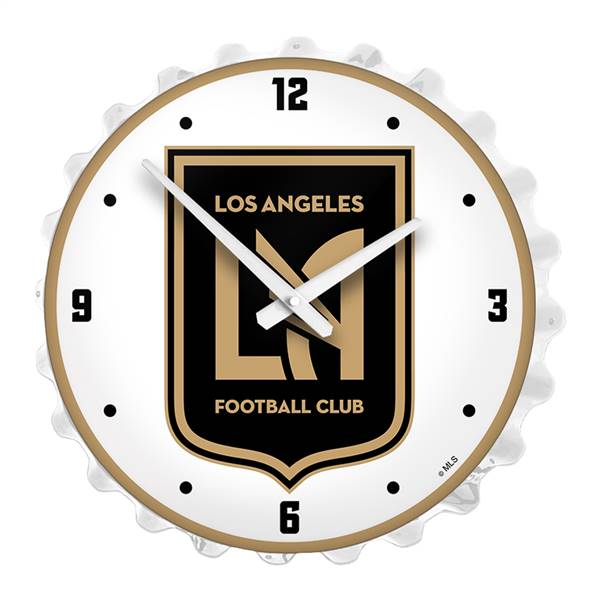 Los Angeles Football Club: Bottle Cap Lighted Wall Clock