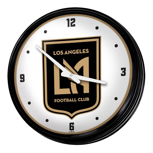 Los Angeles Football Club: Retro Lighted Wall Clock