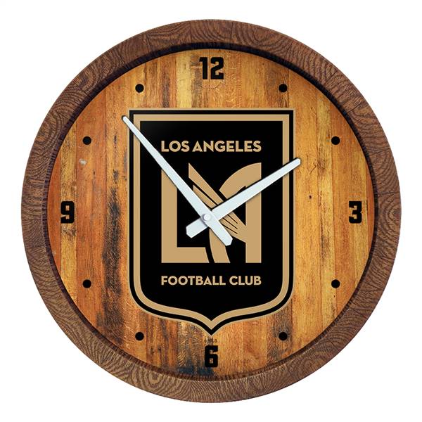 Los Angeles Football Club: "Faux" Barrel Top Clock  