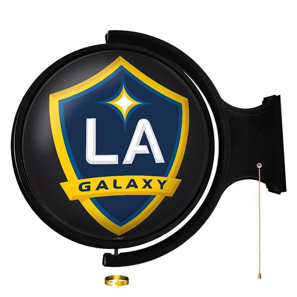 LA Galaxy: Original Round Rotating Lighted Wall Sign