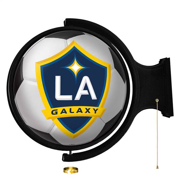 LA Galaxy: Soccer Ball - Original Round Rotating Lighted Wall Sign  