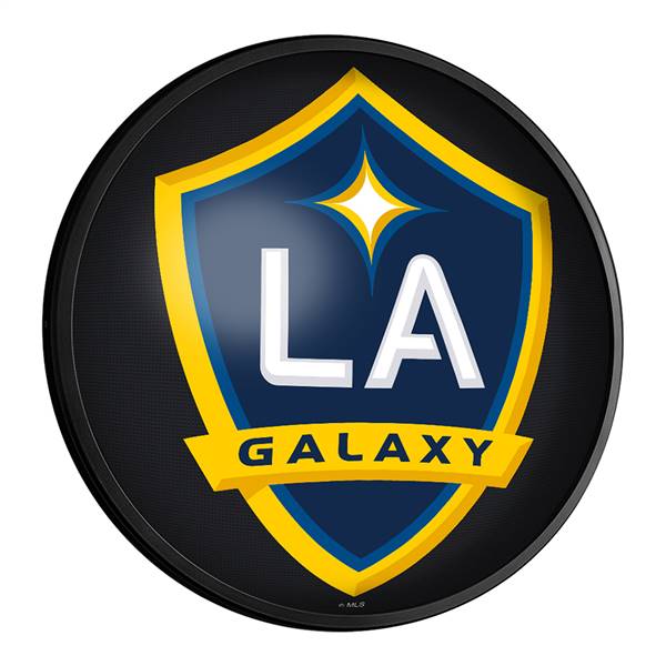 LA Galaxy: Round Slimline Lighted Wall Sign